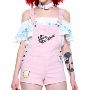 Little mermaid overalls